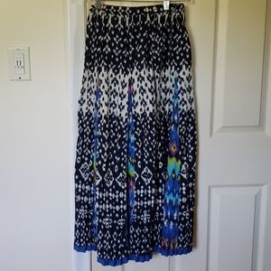 Susan Graver elastic waistband skirt